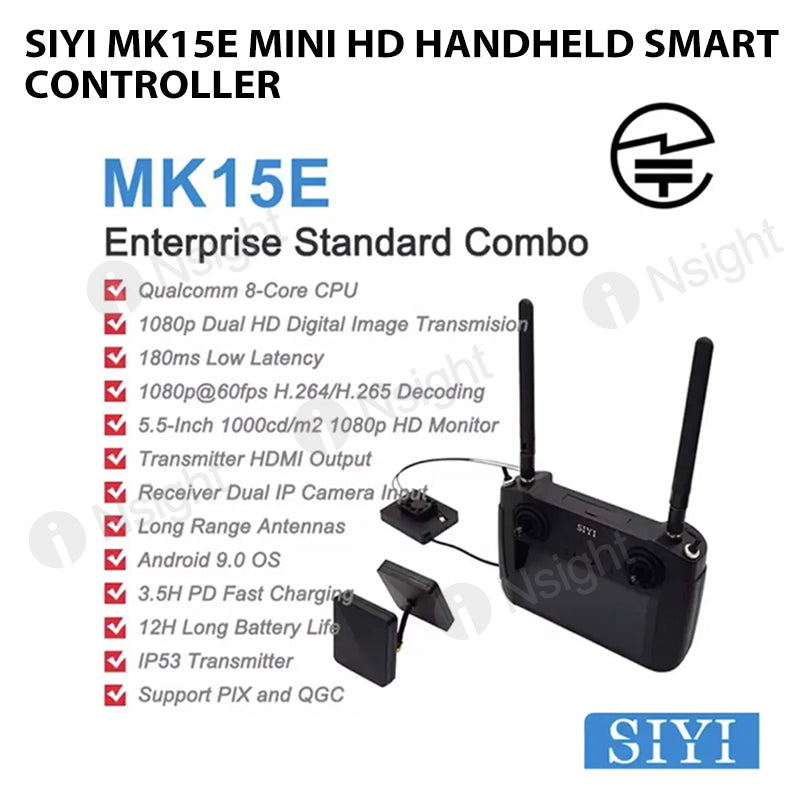 SIYI MK15E Mini HD Handheld Smart Controller