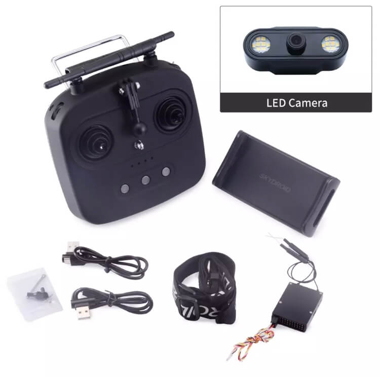Skydroid T10 2.4G 10 Channel Remote Controller 10km Video Transmission with Camera
