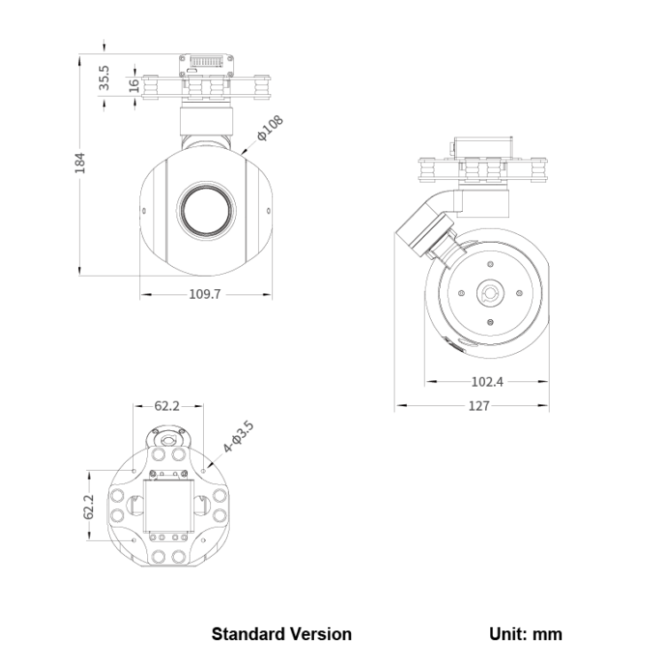 Q30T Pro II 30x Optical Zoom Object Tracking Gimbal Camera