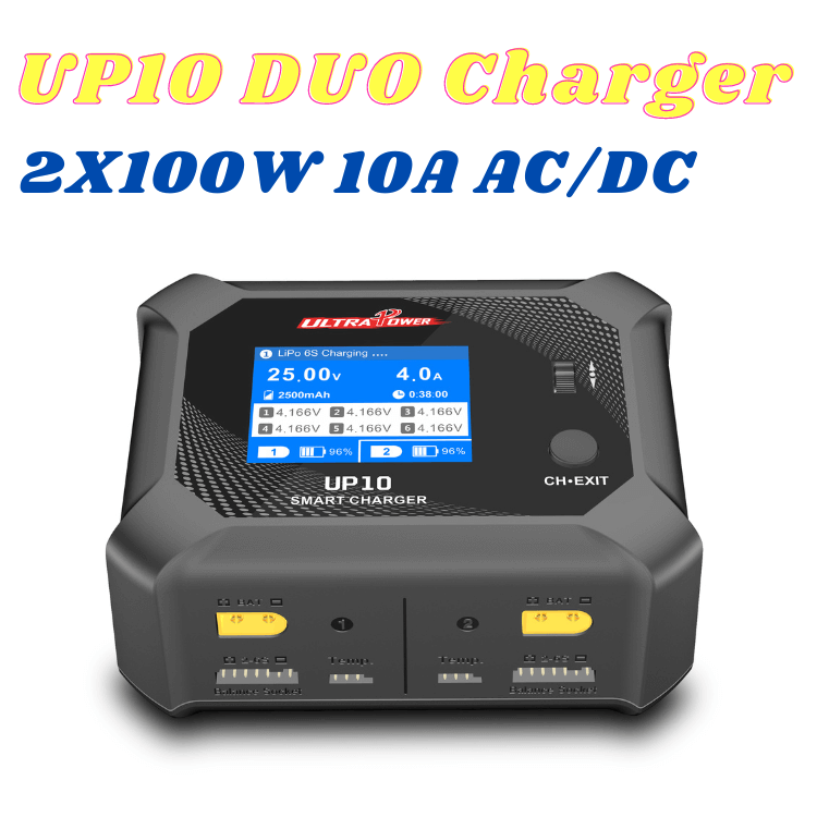 UP10 DUO 2X100W 10A AC/DC Charger