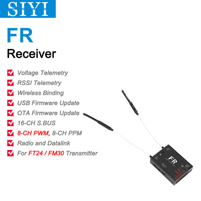 SIYI FM30 2.4G 30KM OpenTX Transmitter with Datalink Bluetooth