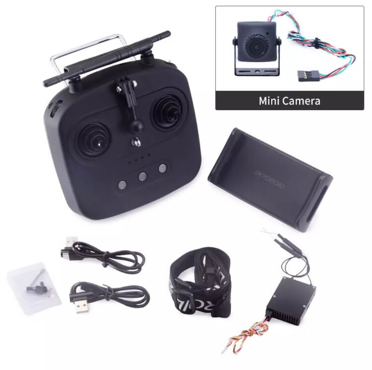 Skydroid T10 2.4G 10 Channel Remote Controller 10km Video Transmission with Camera