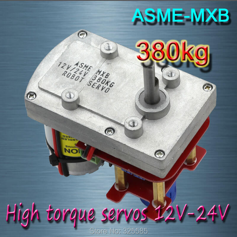 ASME-05B 380kg.cm Servo Super High Torque Alloy Servo 12V/24V für große Robotera ASME-05B 380kg.cm Servo Super High Torque Alloy Servo 12V/24V für große Robotera