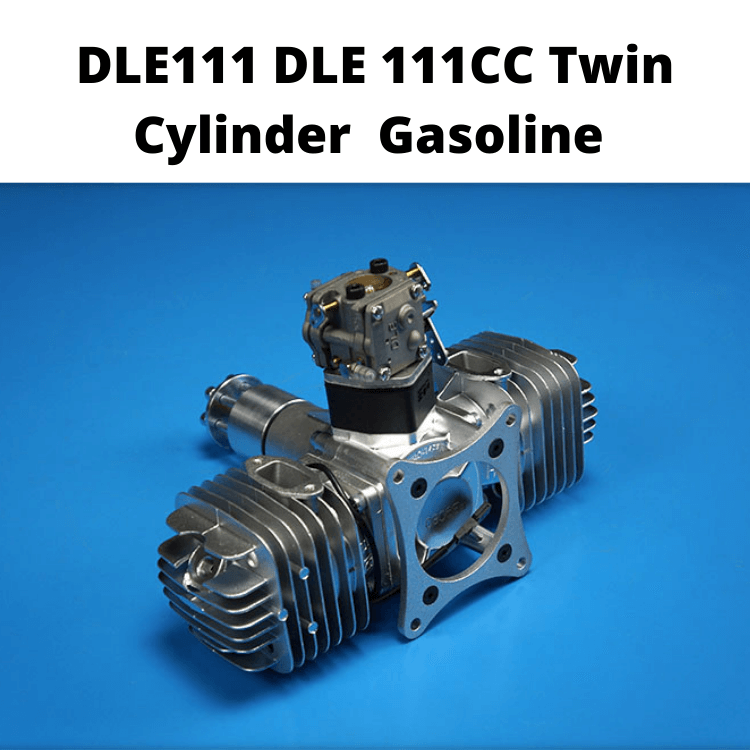 DLE111 DLE 111CC Twin Cylinder 2-strokes Gasoline / Petrol Engine for RC  Airplane