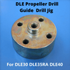 DLE Propeller Drill Guide  Drill Jig For DLE30/35RA/40/55/55RA/60/61/85/111/120/170/222Gas Engine
