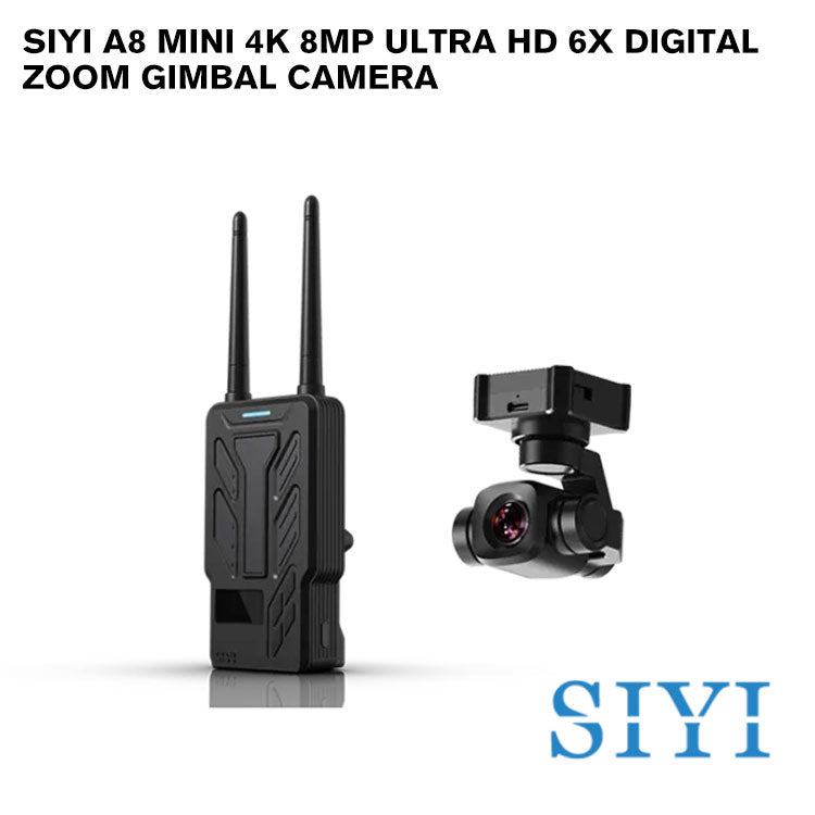 SIYI A8 mini 4K 8MP Ultra HD 6X Digital Zoom Gimbal Camera