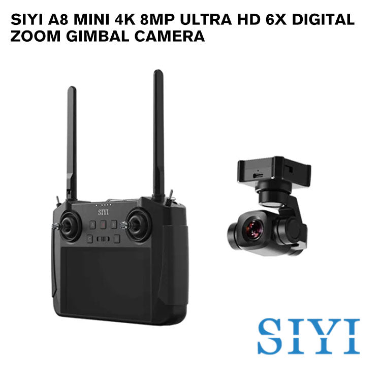SIYI A8 mini 4K 8MP Ultra HD 6X Digital Zoom Gimbal Camera