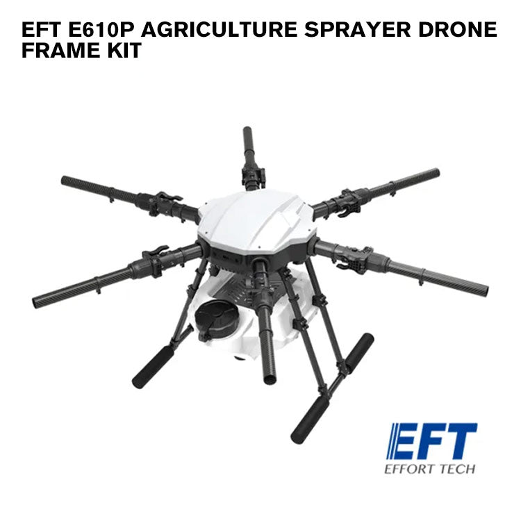 EFT E610P Agriculture Sprayer Drone Frame Kit with 10L Water Tank 6 Ax ...