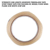 Strength 25m Length Adhesive Fiberglass Tape Strip Fiber Tape for Packing RC Model fixed wing plane 2cm Width 2cm*25m