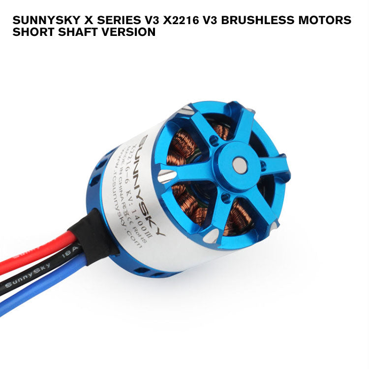 SunnySky X Series V3 X2216 V3 Brushless Motors Short Shaft Version