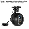 Q30TIR-1352 Powerful 3-axis Gimbal Camera 30x Optical Zoom SONY Camera and Dual IR Thermal Zoom Sensor Industrial Inspection/search/ firefighting gimbal