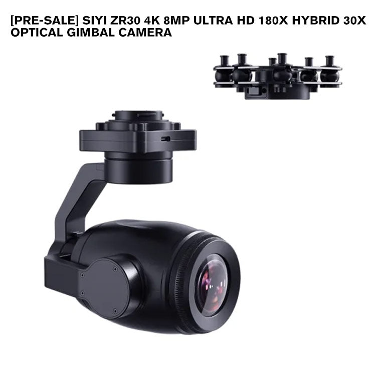 SIYI ZR30 4K 8MP Ultra HD 180X Hybrid 30X Optical Gimbal Camera