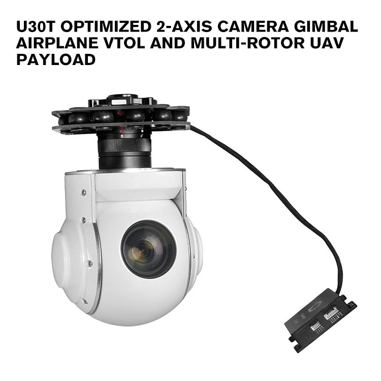 U30T optimized 2 axis camera gimbal airplane VTOL and Multi rotor UAV iNsightFPV