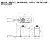 Savox - Servo - SH-0263MG - Digital - DC Motor - Metal Gear