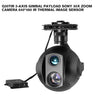 Q30TIR-1352 Powerful 3-axis Gimbal Camera 30x Optical Zoom SONY Camera and Dual IR Thermal Zoom Sensor Industrial Inspection/search/ firefighting gimbal