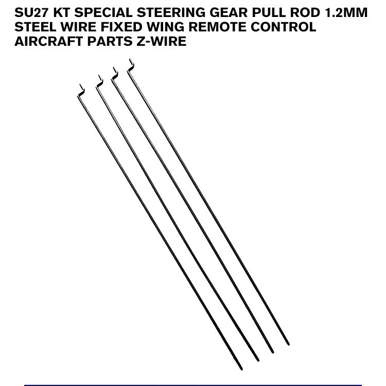 SU27 KT Special Steering Gear Pull Rod 1.2MM Steel Wire Fixed Wing Remote Control Aircraft Parts Z-wire