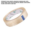 Strength 25m Length Adhesive Fiberglass Tape Strip Fiber Tape for Packing RC Model fixed wing plane 2cm Width 2cm*25m
