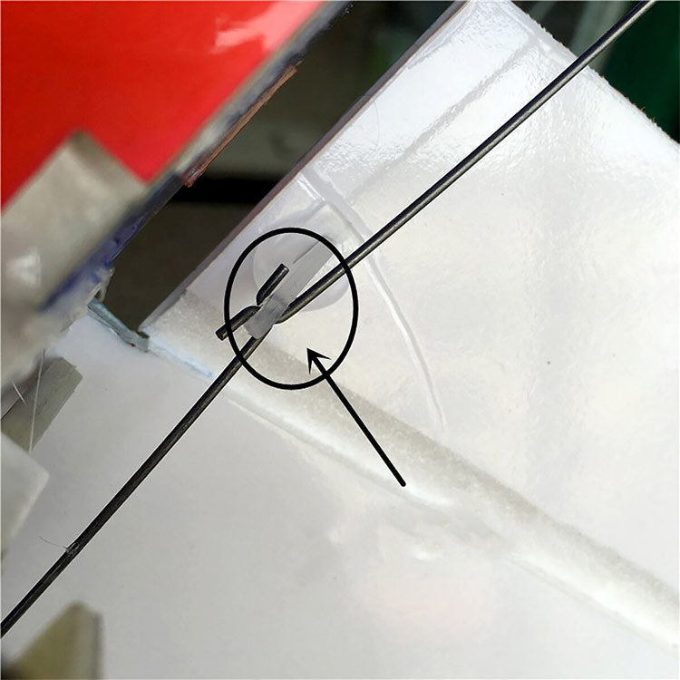 SU27 KT Special Steering Gear Pull Rod 1.2MM Steel Wire Fixed Wing Remote Control Aircraft Parts Z-wire