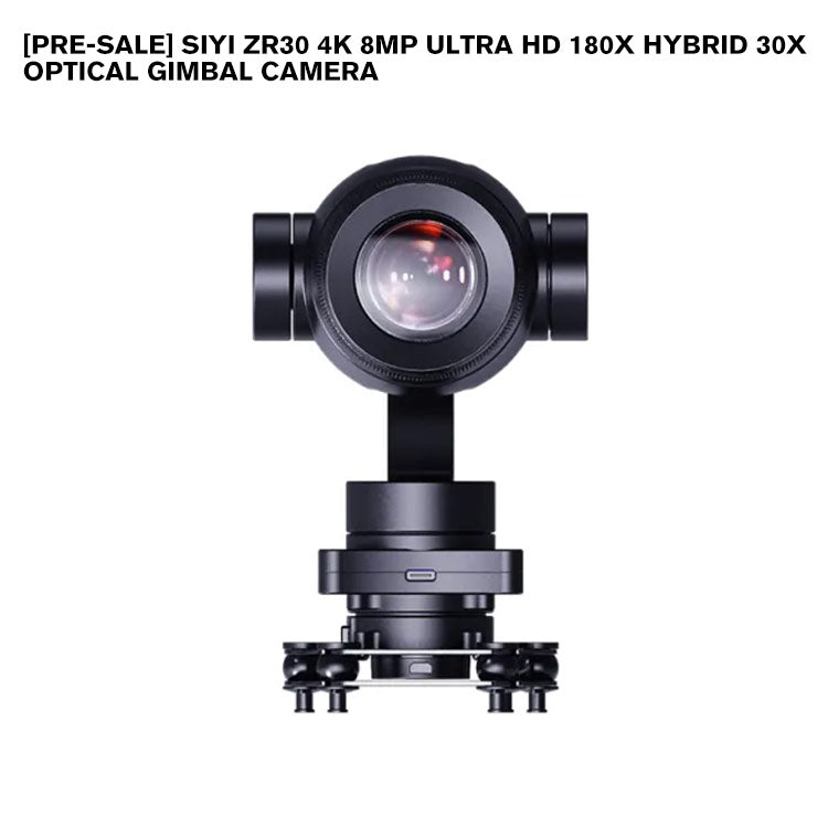SIYI ZR30 4K 8MP Ultra HD 180X Hybrid 30X Optical Gimbal Camera