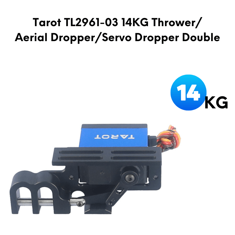 Tarot TL2961-03 14KG Thrower/Aerial Dropper/Servo Dropper Double Throw  Device Aluminum Switch Dispenser Drone Adapter