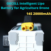 OKCELL 14S 20000mAh Intelligent Lipo Battery for Agriculture Drone UAV Drones