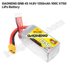 GAONENG GNB 4S 14.8V 1350mAh 100C XT60 LiPo Battery