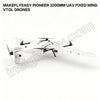 Makeflyeasy Pioneer 3200mm UAV Fixed Wing VTOL Drones