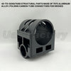40-to-50/60/70/80 Structural Parts Made of 7075 Aluminum Alloy; Folding Carbon Tube Connectors for Drones