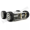 RoboCore SU2 4WD Metal Robot Car Kit – Aluminum Alloy Chassis DIY Smart Robot Platform with 51 MCU Programming
