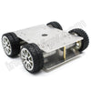 RoboCore SU2 4WD Metal Robot Car Kit – Aluminum Alloy Chassis DIY Smart Robot Platform with 51 MCU Programming