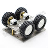 RoboCore SU1 Stainless Steel DIY Robot Car Kit – Metal Chassis Smart Line Following Robot for STEM Programming