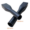 Drone Arm 40/50mm Square-to-Round Carbon Fibre Tube Profiled Arm / Non-Standard Rod Carbon Tube Clamp Folding Connector