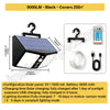 Solar Motion Sensor Wall Light – IP54 Waterproof Outdoor Lamp for Garden, Yard & Street