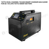 Tattu Dual-channel TA3200 smart charger 60A/3200W for 6S-14S LiPo Tattu Smart battery