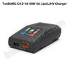 ToolkitRC C4 2-4S 50W 4A Lipo/LiHV Charger