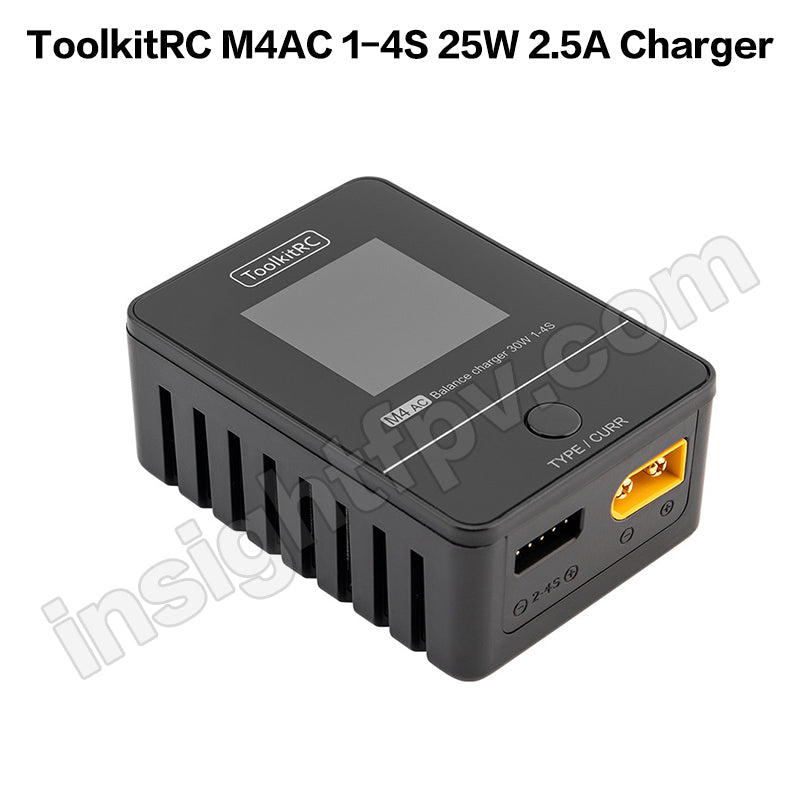 M4ac ToolkitRC M4AC 1-4S 25W 2.5A Charger – iNsightFPV