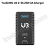 ToolkitRC U3 2-3S 25W 3A Charger