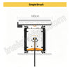 Solar Panel Cleaning Robot SolarGlide X8/X8 Pro-140 Crawler-Type Remote-Controlled