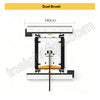 Solar Panel Cleaning Robot SolarGlide X8/X8 Pro-140 Crawler-Type Remote-Controlled