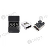 1S-8S Low Voltage Buzzer Alarm Lipo Li-ion Fe Battery Voltage 2in1 Indicator Tester For RC Car Boat Buzzers 3.7-30V Dual Speaker