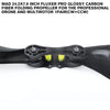 24.2x7.9 Inch FLUXER Pro Glossy Carbon Fiber Folding Propeller For The Professional Drone And Multirotor 1pair(CW+CCW)