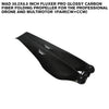 26.2x8.5 Inch FLUXER Pro Glossy Carbon Fiber Folding Propeller For The Professional Drone And Multirotor 1pair(CW+CCW)