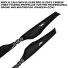 26.2x8.5 Inch FLUXER Pro Glossy Carbon Fiber Folding Propeller For The Professional Drone And Multirotor 1pair(CW+CCW)