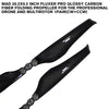28.2X9.2 Inch FLUXER Pro Glossy Carbon Fiber Folding Propeller For The Professional Drone And Multirotor 1pair(CW+CCW)