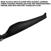 30.2x9.9 Inch FLUXER Pro Glossy Carbon Fiber Folding Propeller For The Professional Drone And Multirotor 1pair(CW+CCW)