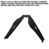 31.2x10.2 Inch FLUXER Pro Glossy Carbon Fiber Folding Propeller For The Professional Drone And Multirotor 1pair(CW+CCW)