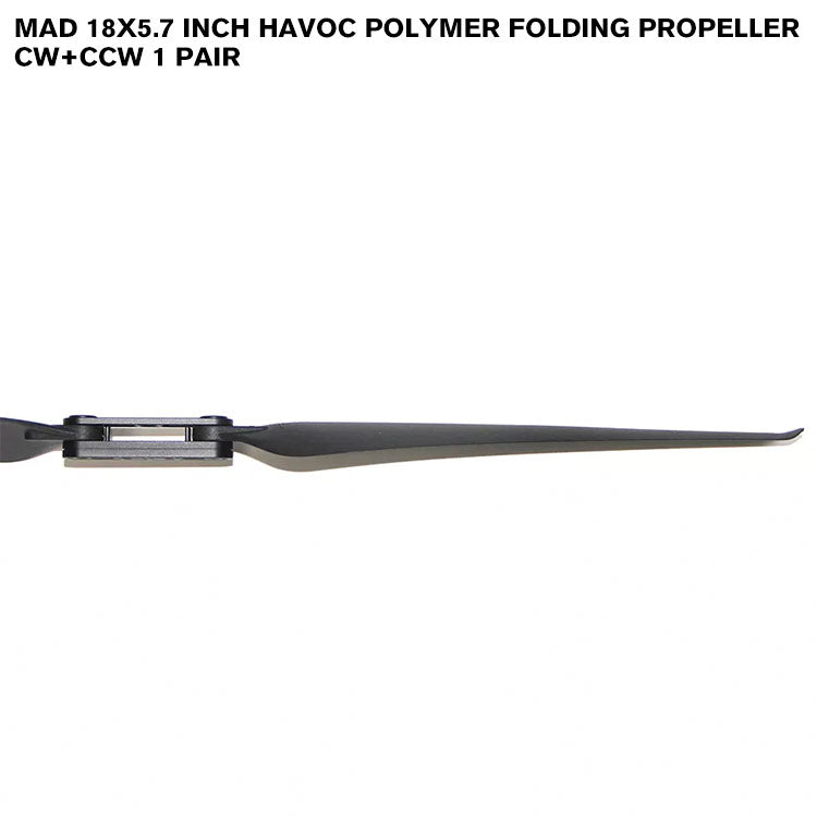 18x5.7 Inch HAVOC Polymer Folding Propeller CW+CCW 1 Pair