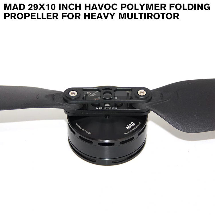 29x10 Inch HAVOC Polymer Folding Propeller For Heavy Multirotor