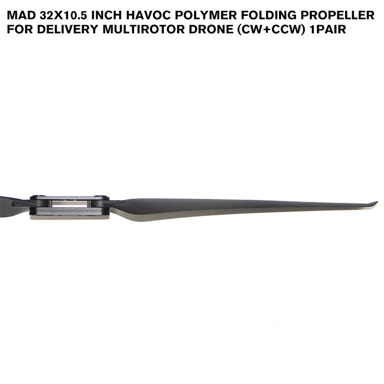 32x10.5 Inch HAVOC Polymer Folding Propeller For Delivery Multirotor Drone (CW+CCW) 1pair