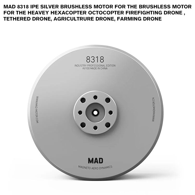 MAD 8318 IPE SILVER Brushless Motor For The Brushless Motor For The He ...